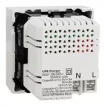 NU301918،USB  (Type A+C ) لقمة يو اس بي عريضة  أبيض نيو يونيكا  شنايدر اليكتريك - Image 2