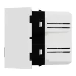 NU301918،USB  (Type A+C ) لقمة يو اس بي عريضة  أبيض نيو يونيكا  شنايدر اليكتريك - Image 6