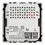 NU301918،USB  (Type A+C ) لقمة يو اس بي عريضة  أبيض نيو يونيكا  شنايدر اليكتريك - Image 7