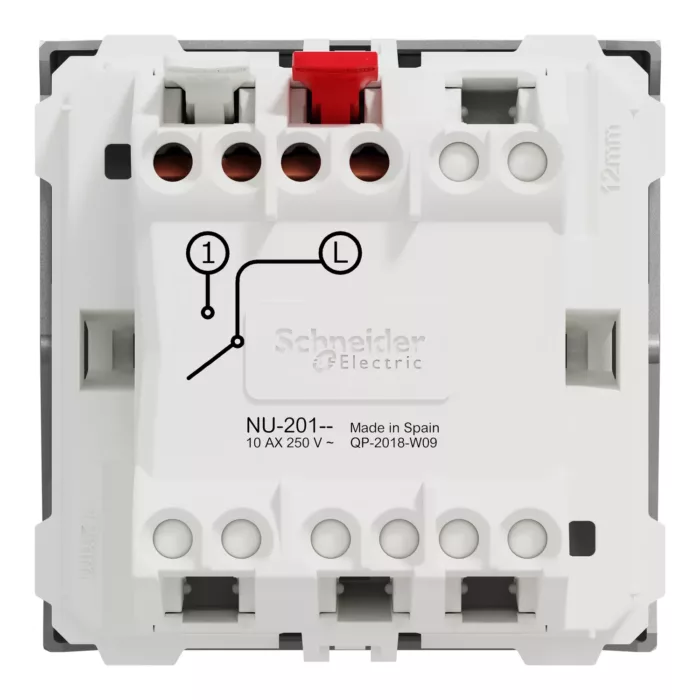 NU320130 ، مفتاح عادة عريض 10 امبير فضي نيو يونيكا  شنايدر اليكتريك - Image 3